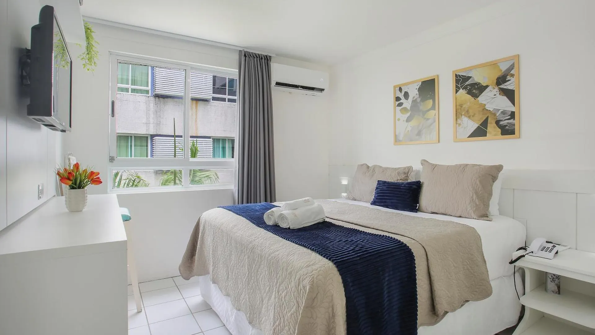 Hotel SoleMar Flats: Beachfront Apartment with Exclusive Wi-Fi Natal Brazil